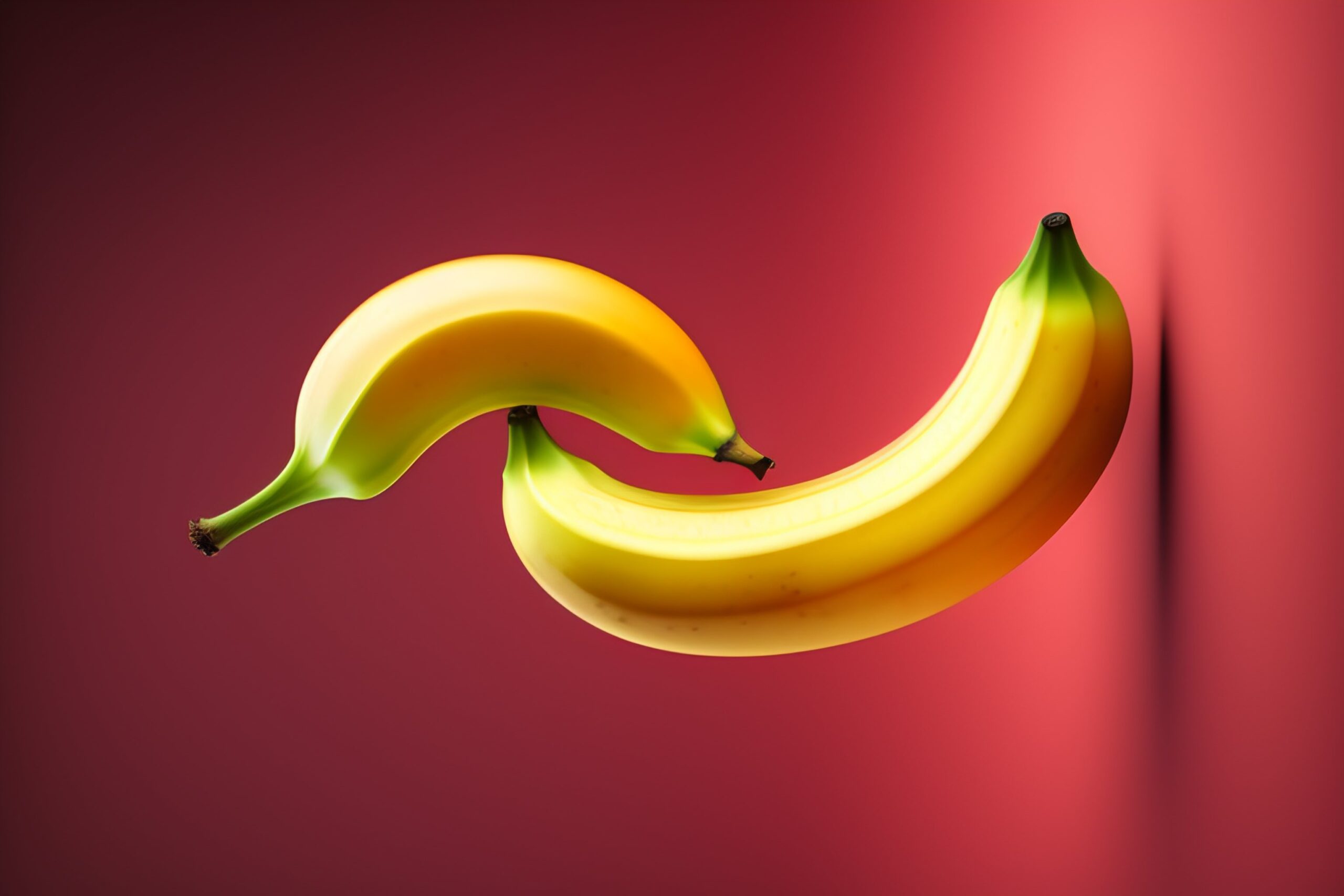 A banana character is a portrait with arms and leg