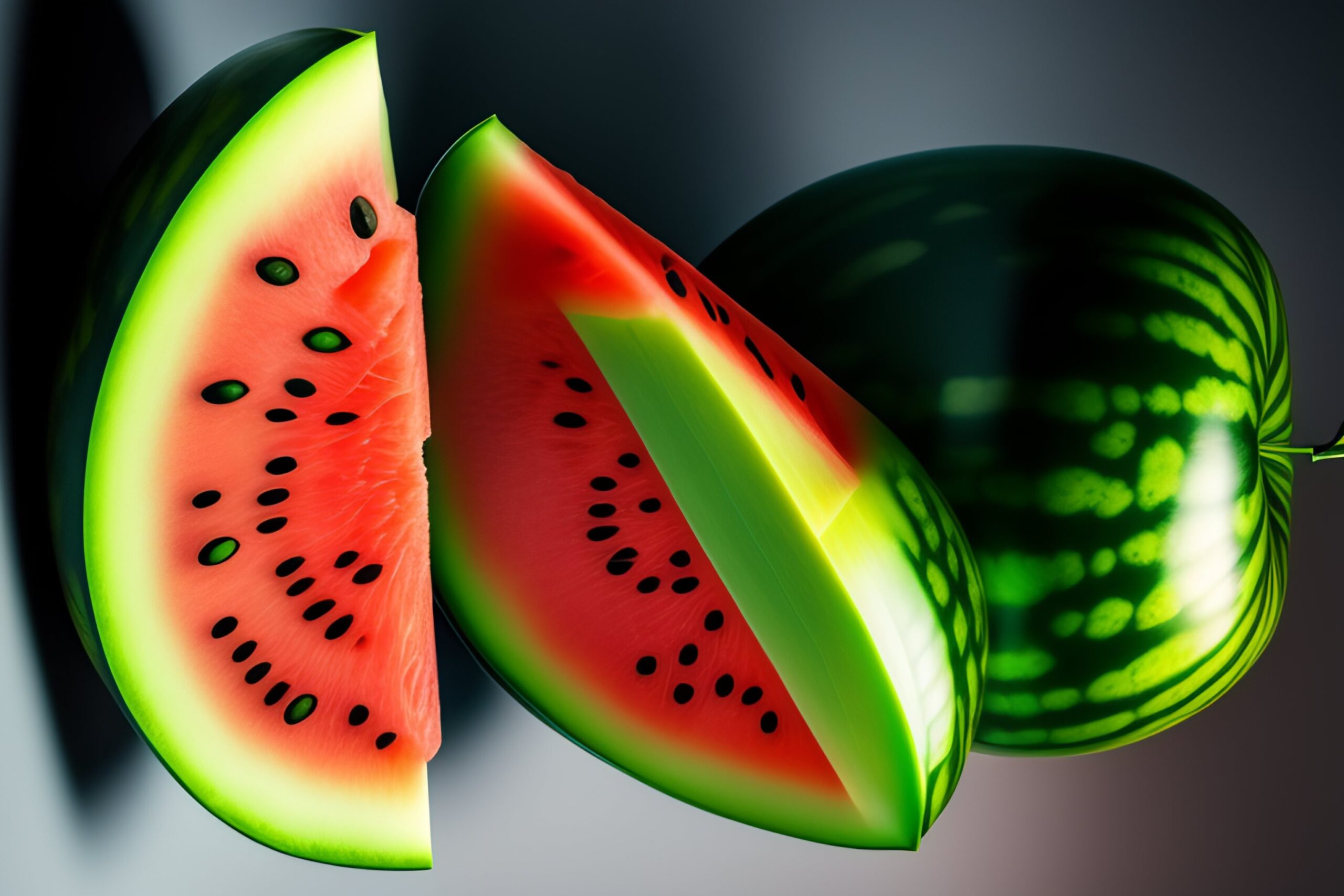 futuristic machine that turns watermelons into ele